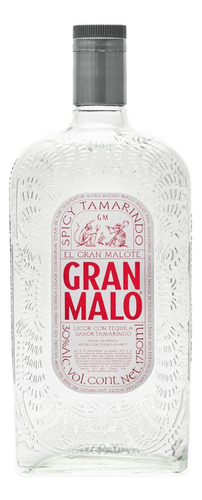 Licor De Tequila Gran Malo Spicy Tamarindo 1750 Ml