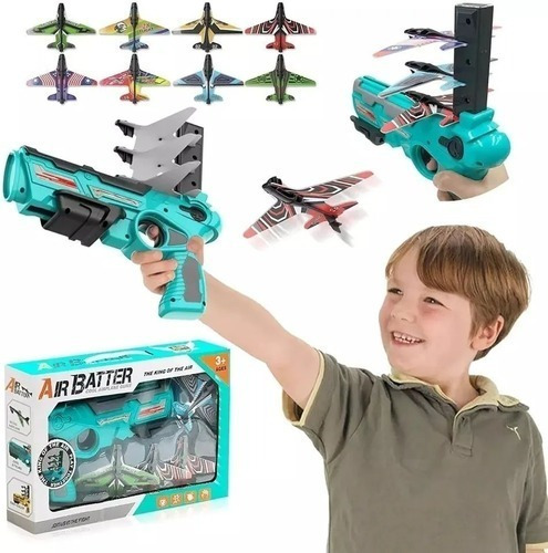 Pistola Lanza Aviones Air Battle Juguete Para Niños