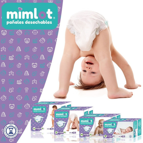 Pañales Bebe Mimlot Talla Xg - Por Bulto