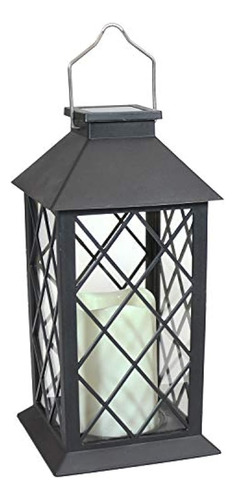 Sunnydaze Concord - Farol De Vela Decorativa Led Solar Para 