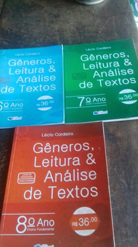 Gêneros, Leitura & Análise De Textos  6 °, 7 °, 8 °ano.