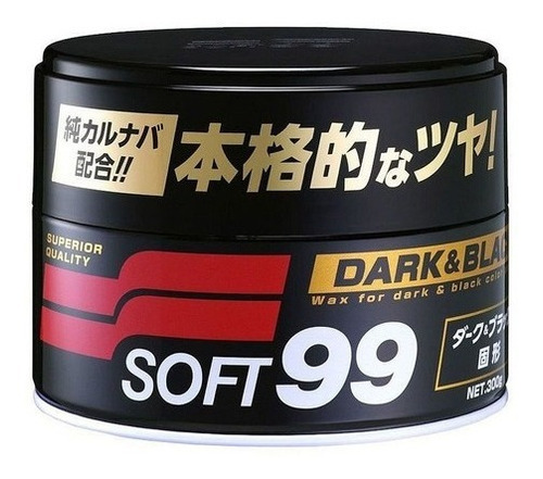 Soft99 Dark & Black 300g Cera De Carnaúba Premium Promoção