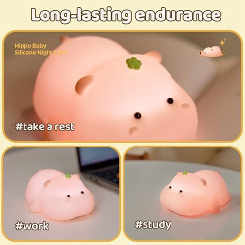 Adorable Lámpara De Noche Led Recargable For Dormitorios So