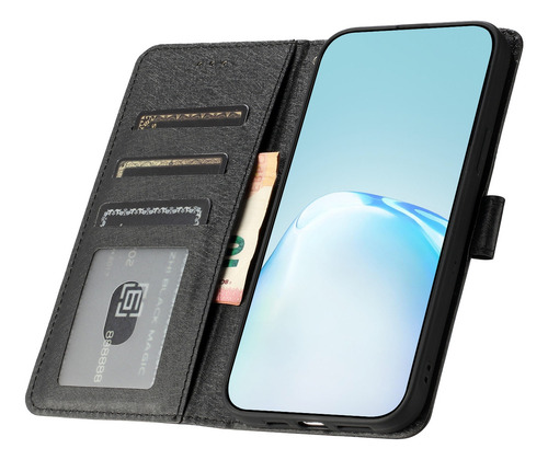 Funda De Piel Tipo Cartera Para Oppo A96/reno8 5g/reno8 Pro 5g Con Correa Para Muñeca Y Ranuras Para Tarjetas, Funda Abatible