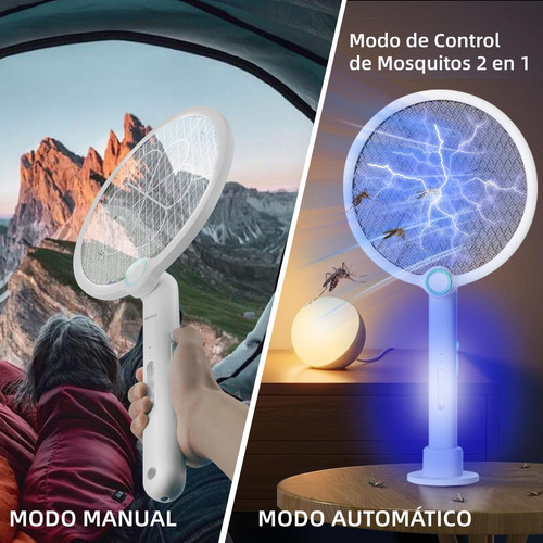 Mata-mosquitos 2 Em 1, Mata-mosquitos Elétrico Recarregável