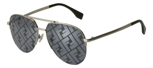 Fendi Ff0036 003 Aviator Shape Plata Espejo Fendi Fendi Fendi Fendi Fendi