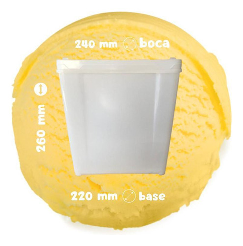 Cubo para colorear de 20 litros, 3 piezas
