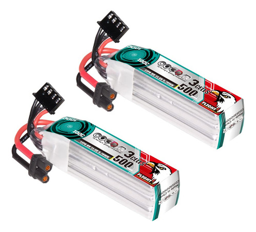 2 Packs Coddar 500mah 3s 11.4v 100c Hv Lip B09p7s2lll_270424