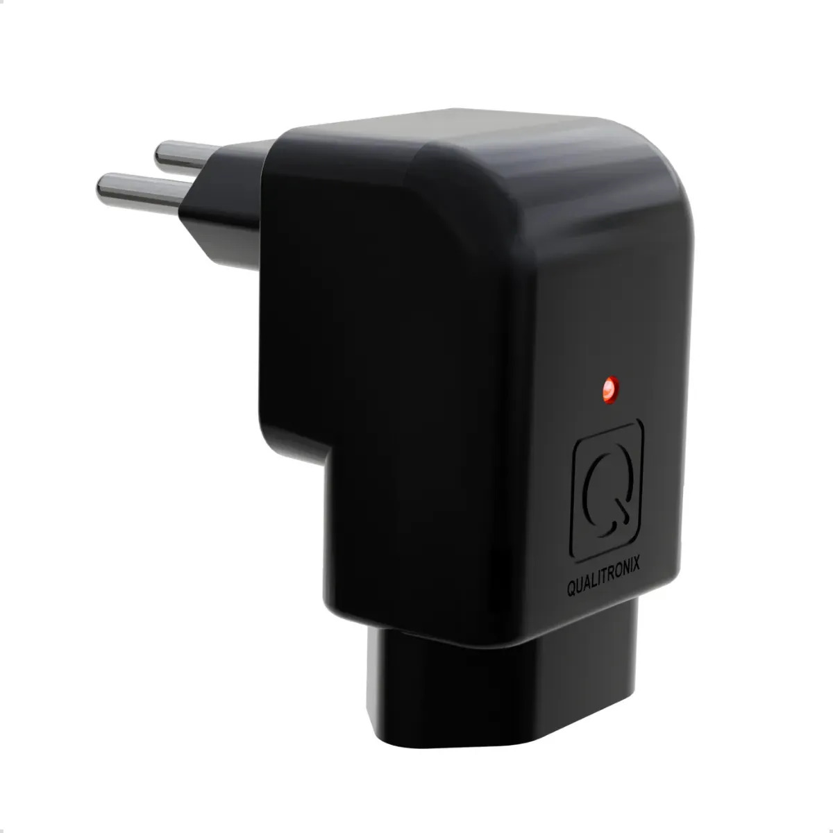 Protetor Elétrico Qualitronix 20a Tomada De Proteção Preta
