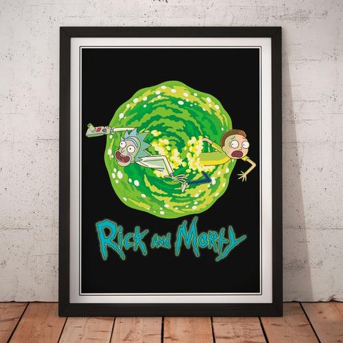 Cuadro Series - Rick And Morty - Poster Tv Alternativo