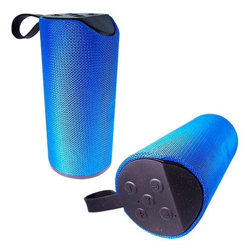 Bocina Bluetooth Portátil Cilíndrica Recargable 