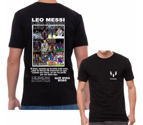 Franelas Personalizadas Messi Duki Fotos Tela Algodon