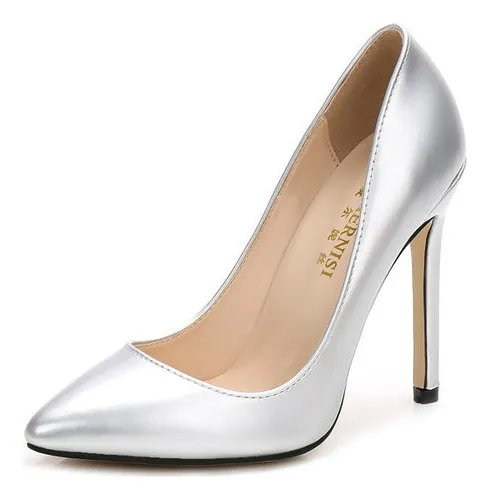 Tacones Plateados MercadoLibre