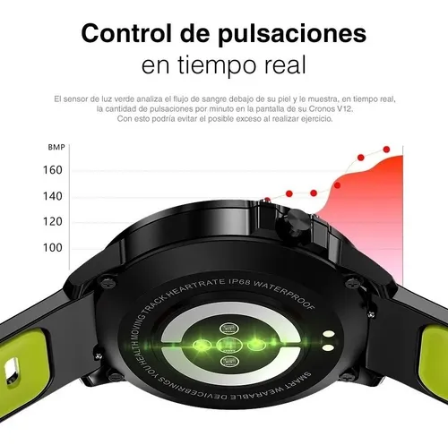 Smartwatch v12 caracteristicas sale