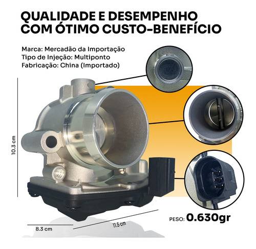 Corpo Borboleta Tbi Ford Ka 1.0 3cc Flex 2015 2016 2017 2018
