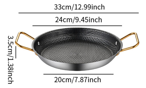 Sartén Con Forma De Panal, Sartén Para Cangrejos De 24 Cm