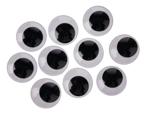 Ojos Moviles Ojitos 10 Mm  X 100 Unid Peluches Amigurumi 