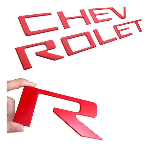 Emblema Calca 3d Chevrolet Silverado Cheyene Tapa 2019-22