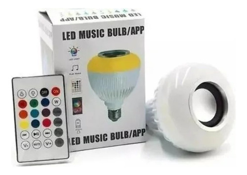 Bombillo Corneta Led Colores Bluetooth Con Control