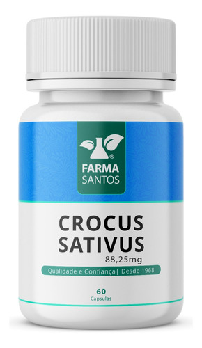 Crocus Sativus 88,25mg 60 Cápsulas