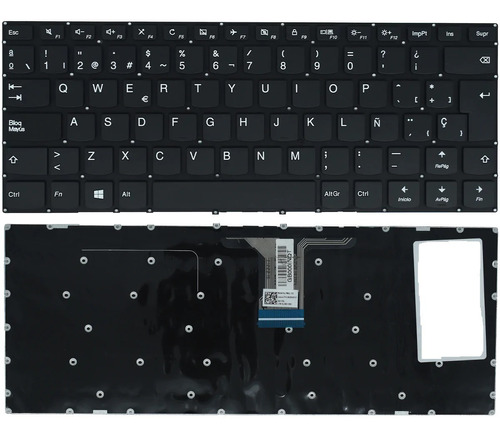 Teclado Lenovo Flex 4-1435 Flex 4-1470 Flex 4-1480