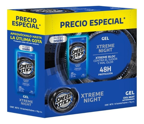 Speed Stick Gel Sobres X18 - g a $167