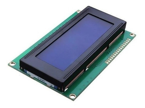 Display Lcd 20x4 2004 I2c Fundo Azul Letra Branca Arduino