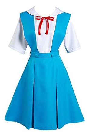 2024 Anime Ayanami Rei Cosplay Disfraz Uniforme Falda