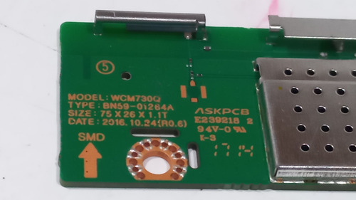 Modulo Wifi Samsung Un65mu6500gczb Bn59-01264a Dk1349 (Usado)