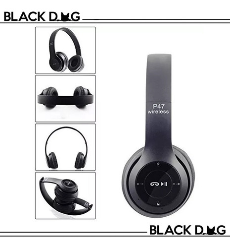 Auriculares Bluetooth P47 Inalámbricos Micro Sd + Smartwatch