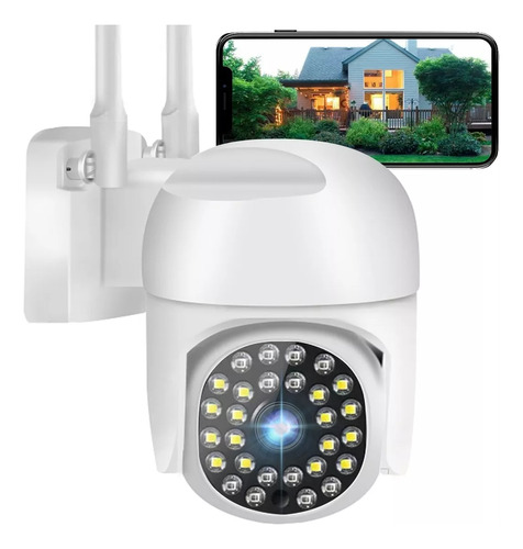 Camara De Seguridad Ip66 Motorizado Wifi Vision Nocturna Hd