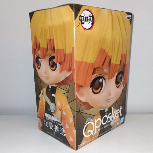Imagen 4 de 7 de Qposket Zenitsu Agatsuma Figura Kimetsu No Yaiba Version A