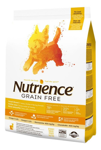 Nutrience Grain Free Small Bites Para Perros 2,5 Kg Bolsa