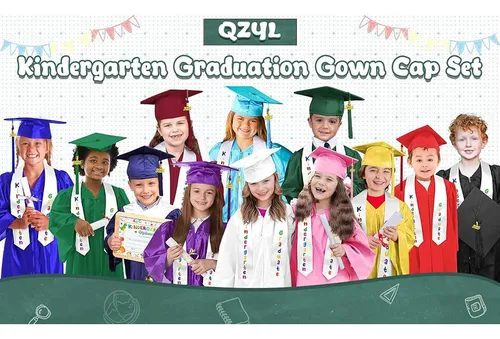Birrete Graduación Preescolar Blanco Americano Con Borla2025