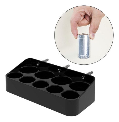 Pf Soporte For Pilas Secas, Solución De Almacenamiento Negro