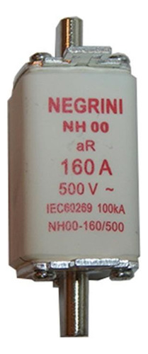 Fusivel Nh Negrini Ultra Rapido 00/160a Nh-00-160/500ur