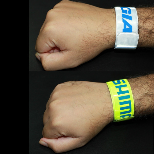 Pulseira Refletiva Slap Cooper Ciclismo E Serviços A Noite