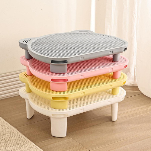 Alfombrilla De Arena Para Gatos De Doble Capa, Impermeable,