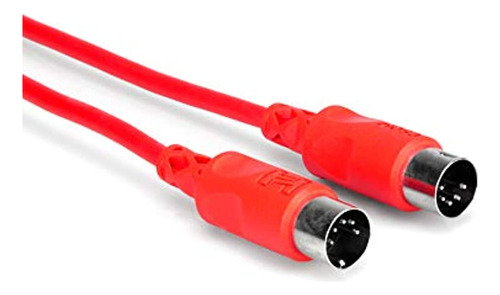 Hosa Cable  Cable Midi Midi Estándar 5 Pies Rojo Suspendido 