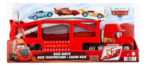 Disney Pixar Cars Mack Hauler Camión Transportador 33cm Ramp