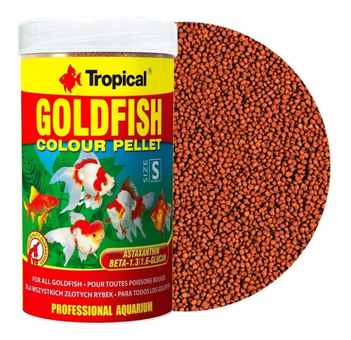 Alimento Agua Fría Carassius Goldfish Color Pellet 100ml 36g