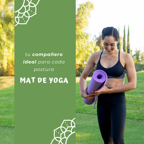 Pack 5 Pzas Tapete Mat Yoga Pilates (150x56 Cm) 6 Mm Color Después De La Compra