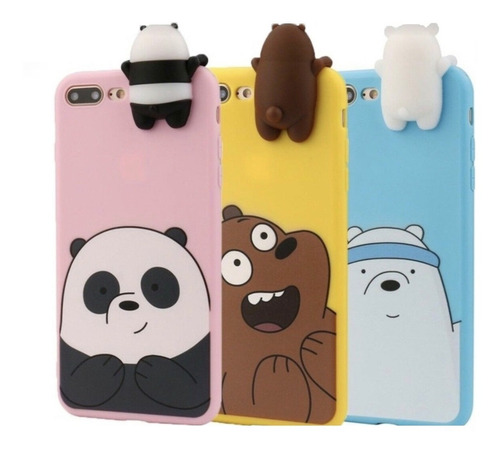 Funda Osos Escandalosos Para Galaxy iPhone Huawei Xiaomi