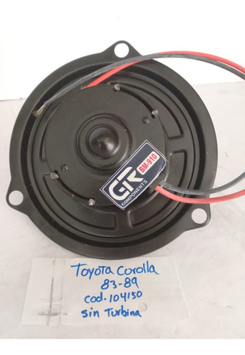 Motor Ventilador Toyota Corolla Año 83-89