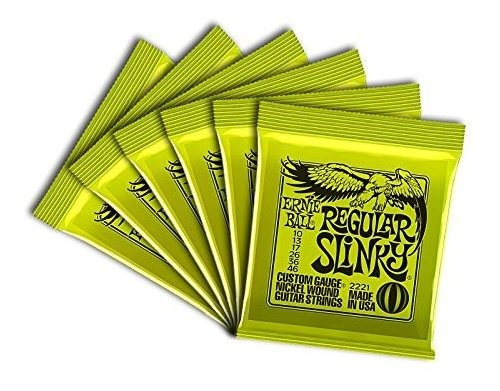 Cuerdas Para Guitarra Electrica Ernie Ball Regular Slinky,