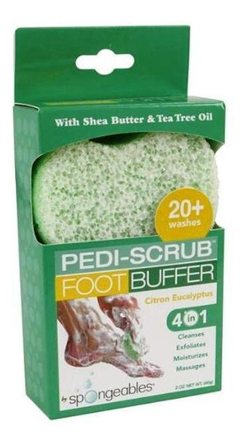 Spongeables - Pedi-scrub In A Sponge - Citron Eucalyptus