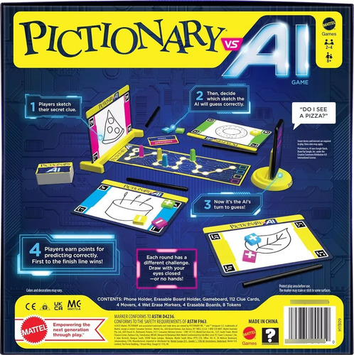 Mattel Games Pictionary Vs Ai Inteligencia Artificial