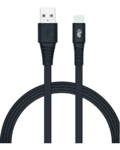 Cabo Micro Usb I2go 1,2m 2,4a Flat Preto