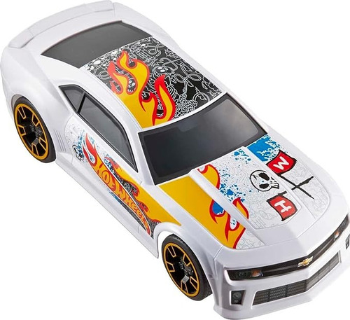 Hot Wheels Rc White Zl1 Camaro A Control Remoto