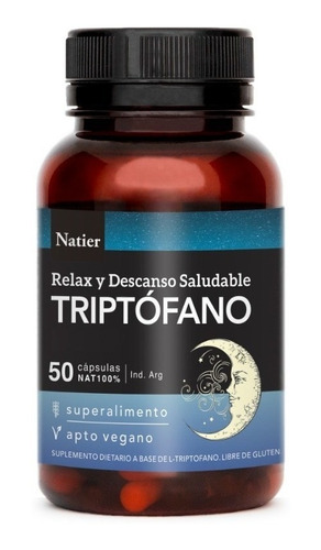 Tritofáno Serotonina Relax X 50 Cápsulas - Natier